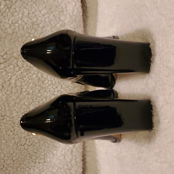 Calvin Klein Glossy Black Heels - Picture 6 of 12